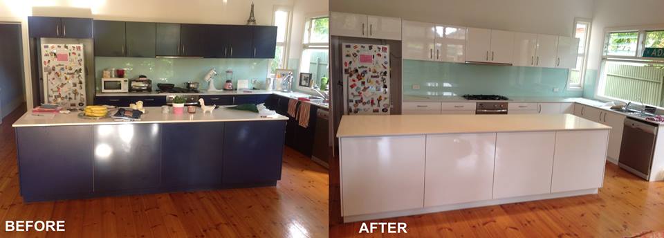 Kitchen Before and after